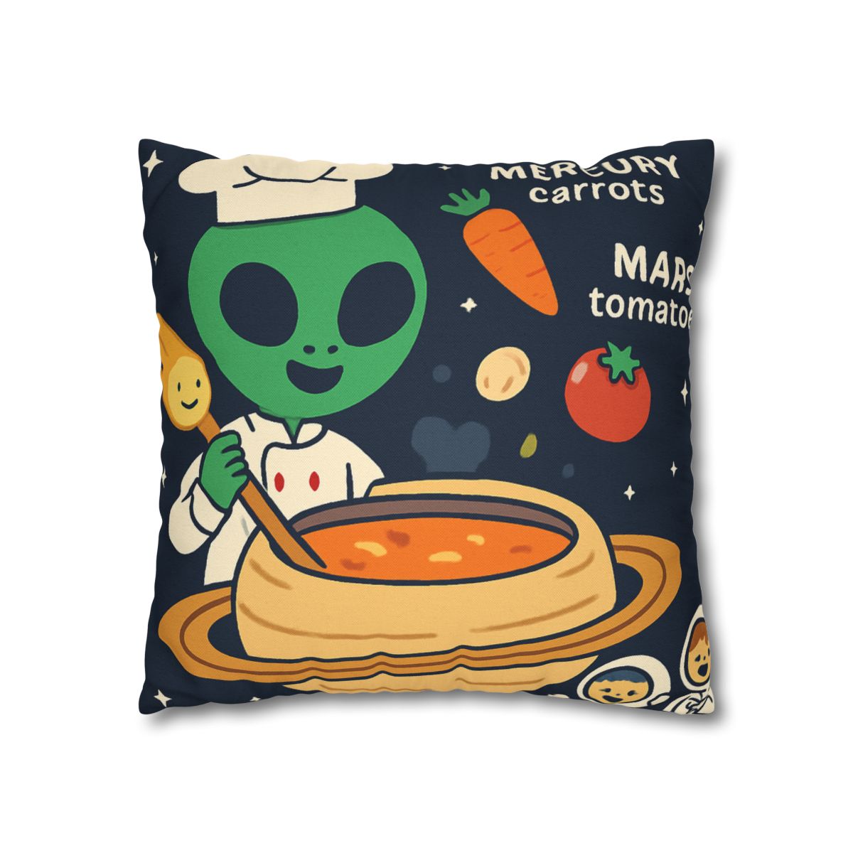 Solar System Soup Kitchen designer print pillow cases