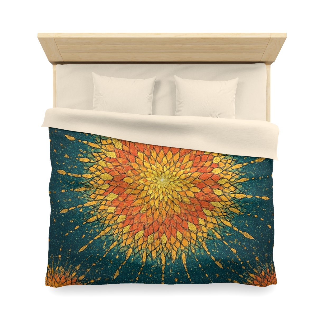 Starburst Mosaic Halo custom duvets