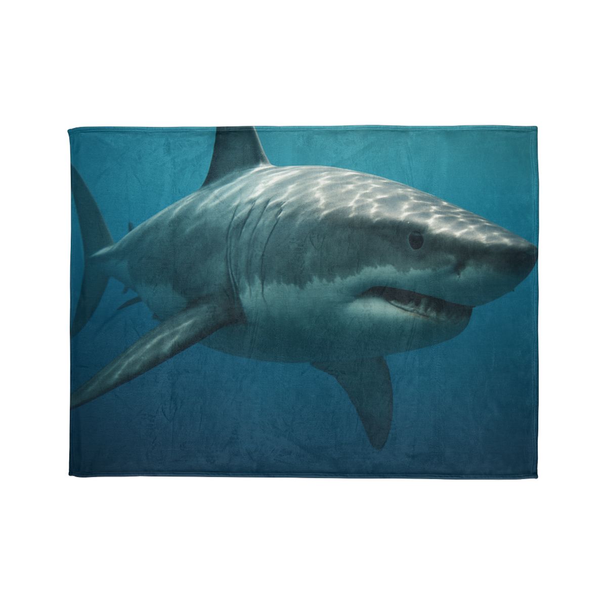 Silent Hunter Great White Shark decorative home blankets
