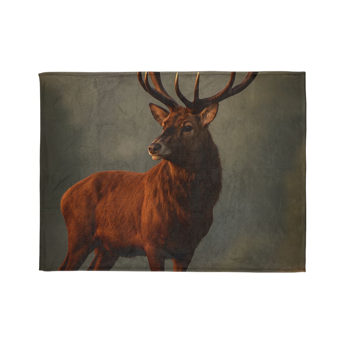 Red Deer Dawn Majesty designer printed blankets