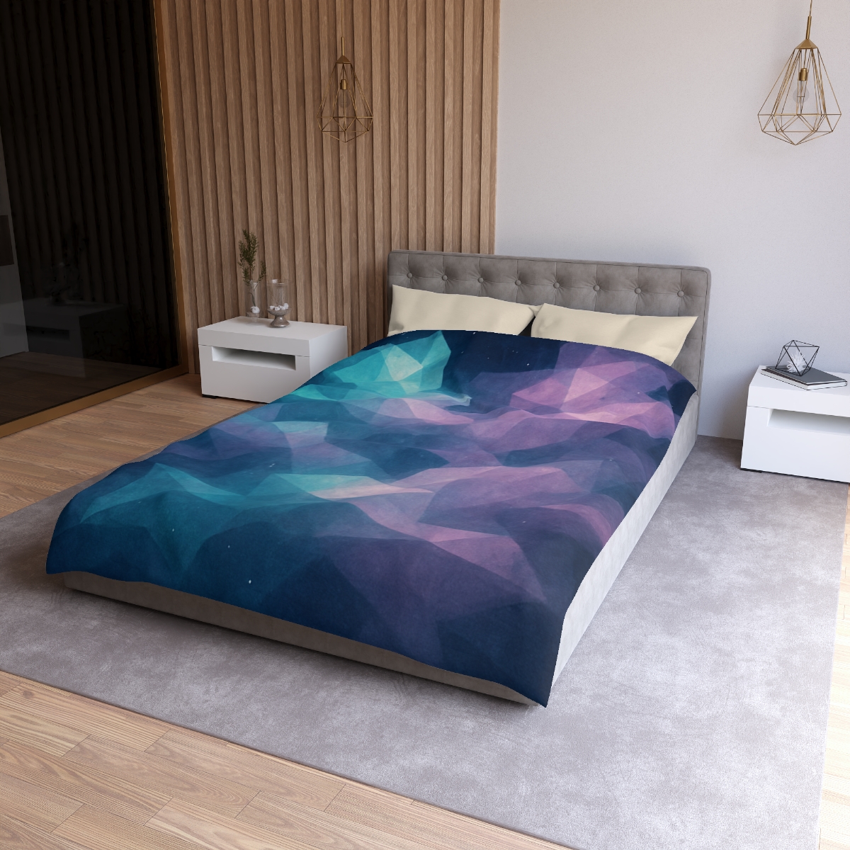 Crystal Nebula Tapestry designer printed duvets