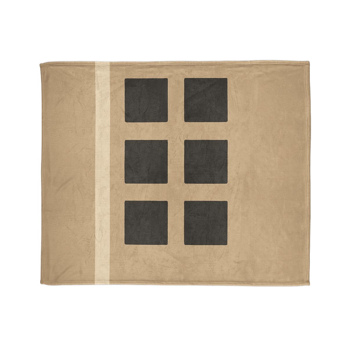 Short Grid With Missing Cell decorative home blankets
