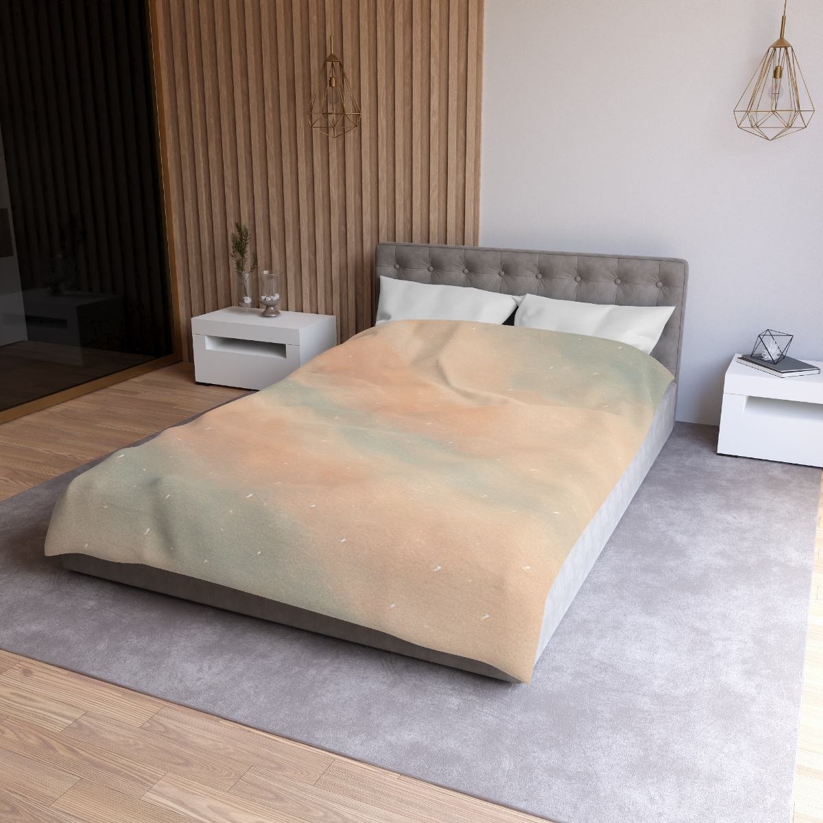 Cosmic Dust Cascade personalized bedding duvets