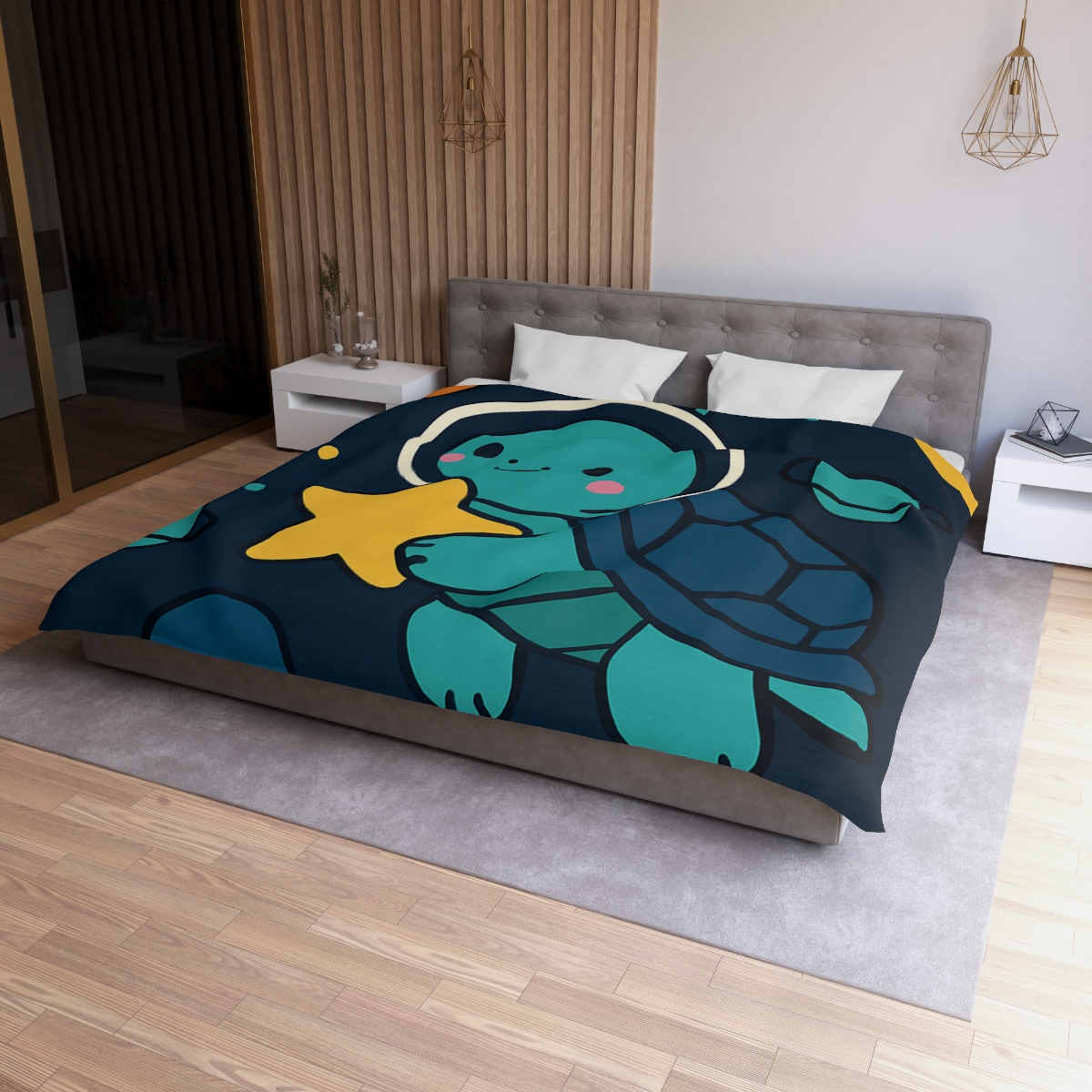 Starlight Space Turtle trendy bedroom duvets