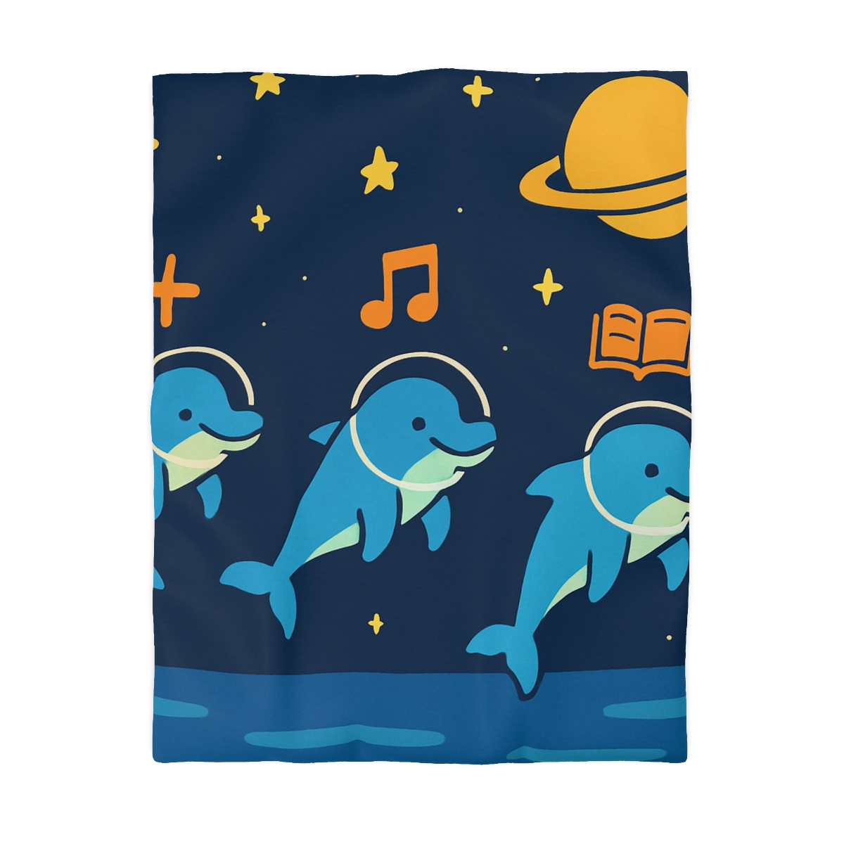 Space School Of The Ocean Dolphins duvets for gifts