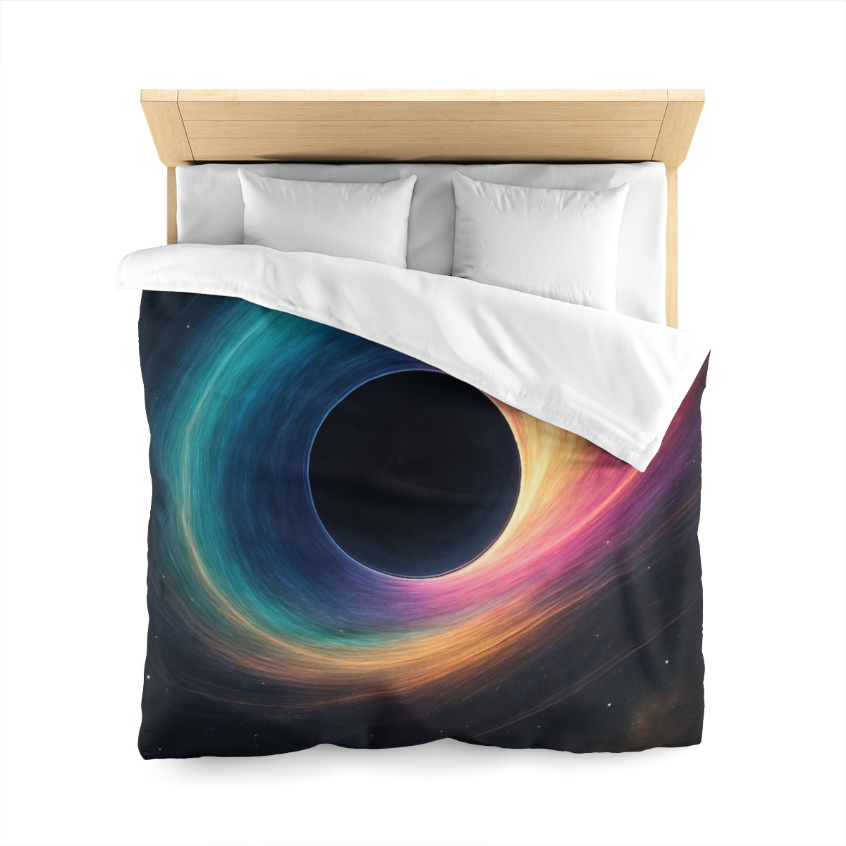 Prismatic Singularity Bloom personalized bedding duvets