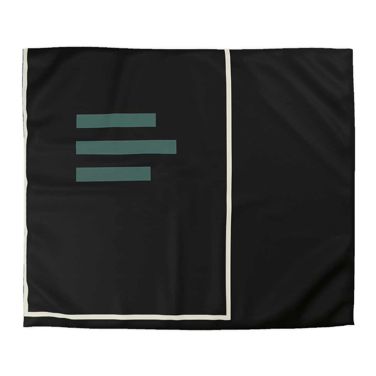 Stacked Frame And Three Bar Signal custom duvets