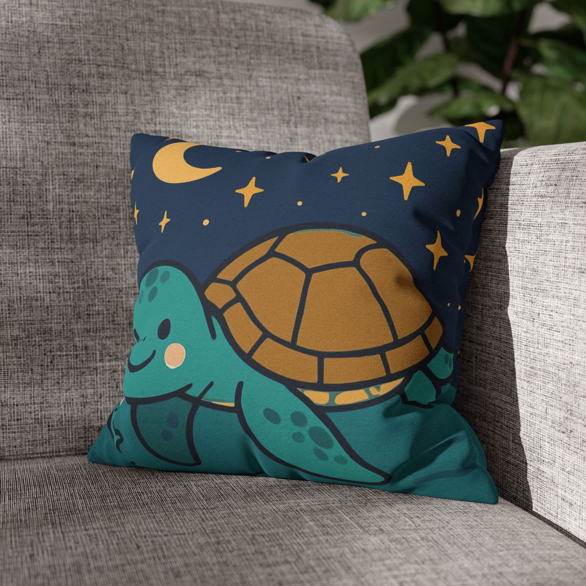 Starry Sea Turtle Voyage stylish decorative pillowcases