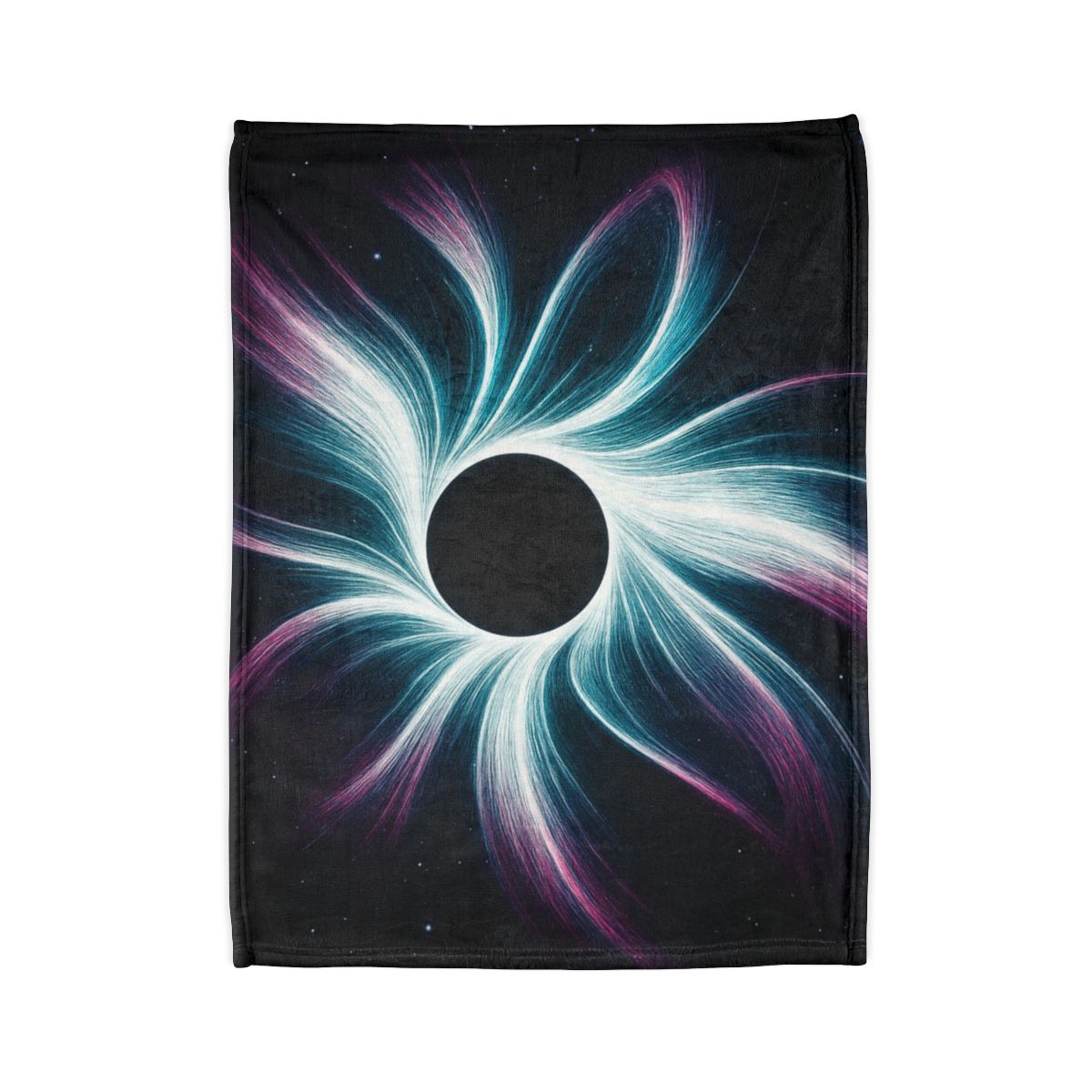 Gravitational Halo Bloom soft fleece blankets