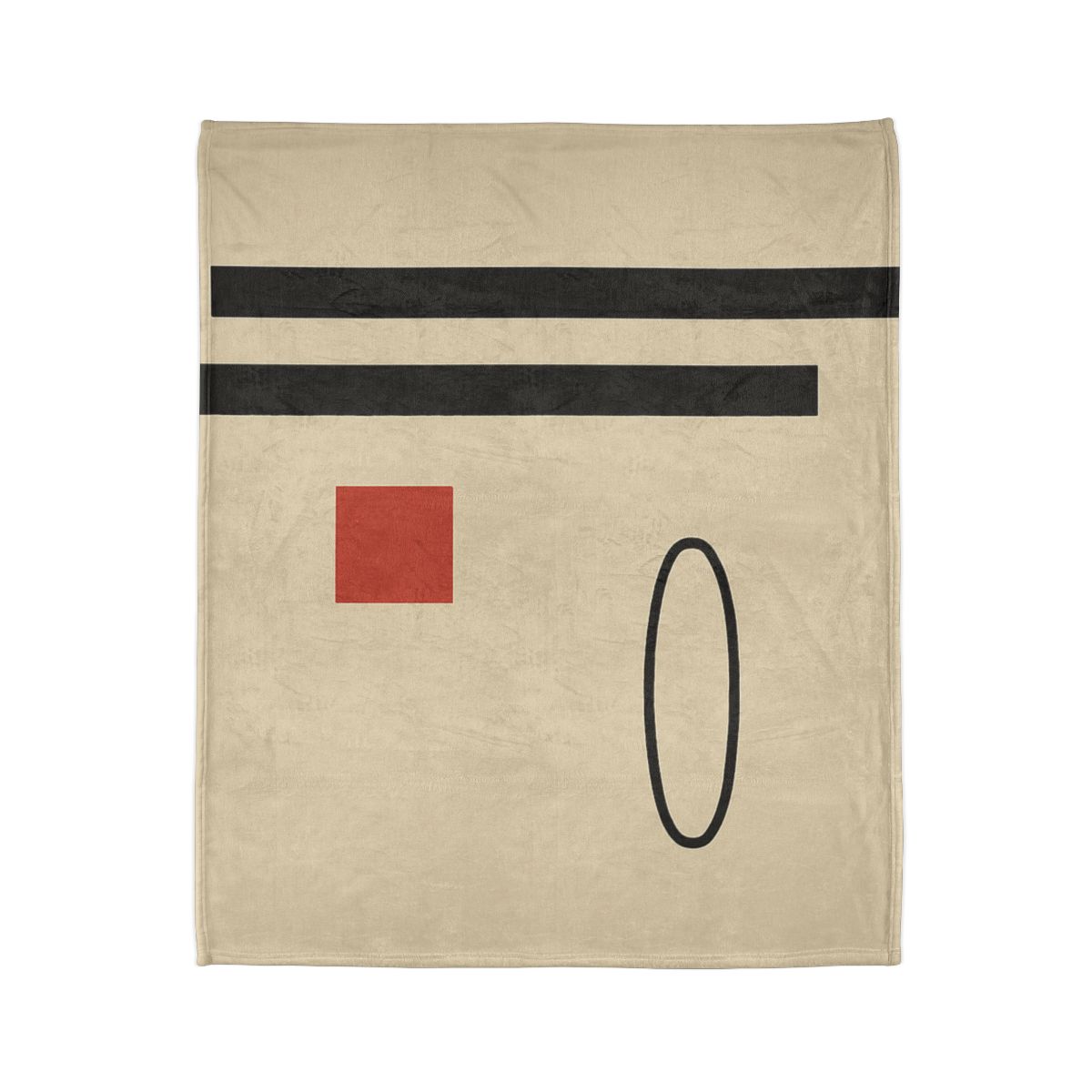 Aligned Posts With Floating Oval designer printed blankets