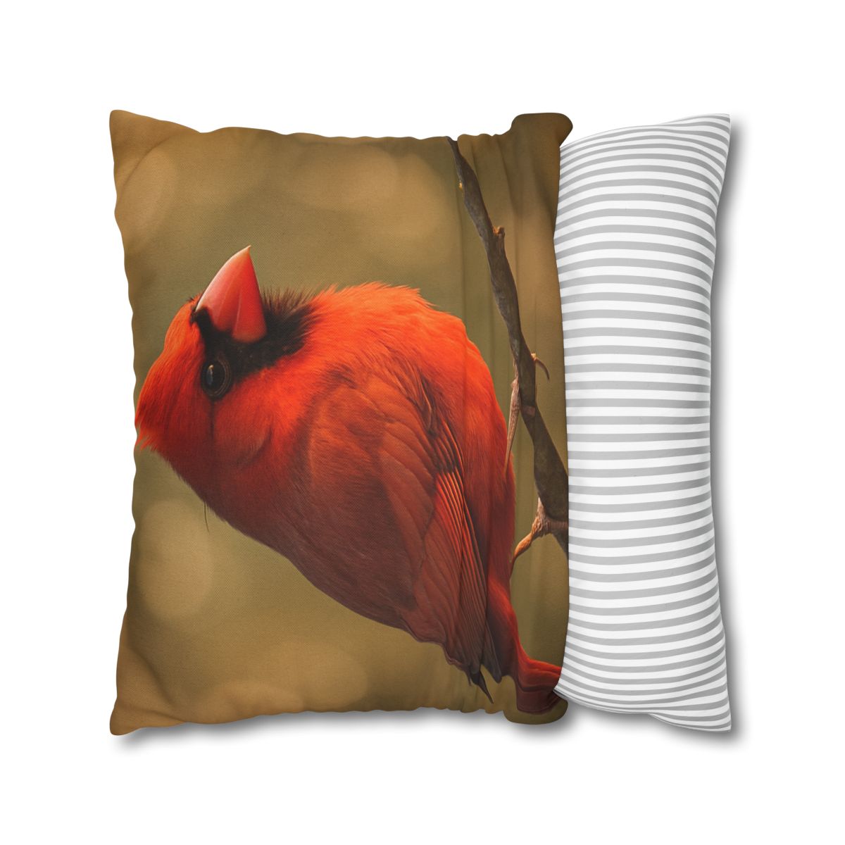 Crimson Pulse Northern Cardinal trendy patterned pillow cases