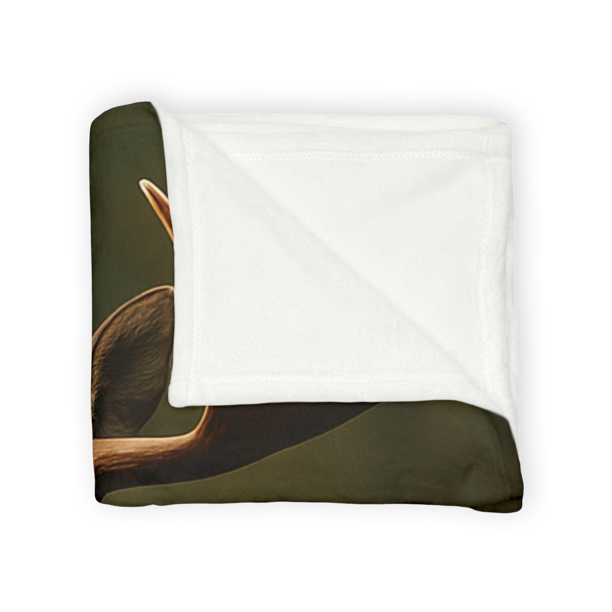 Aurora Quiet Moose soft fleece blankets