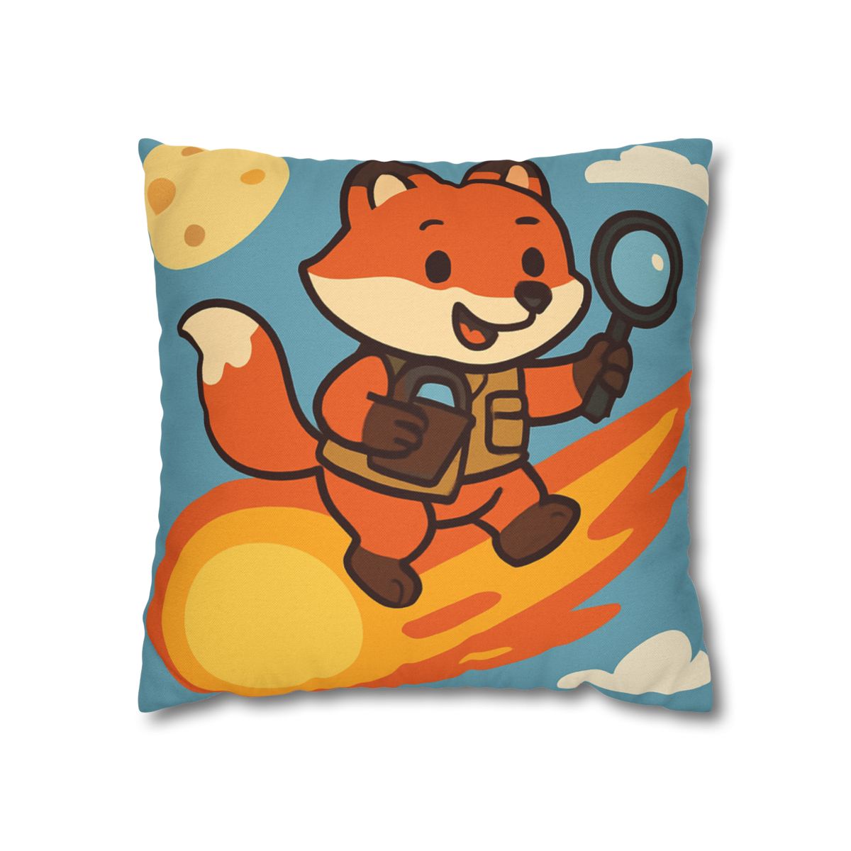 Comet Fox Explorer soft cotton pillow cases