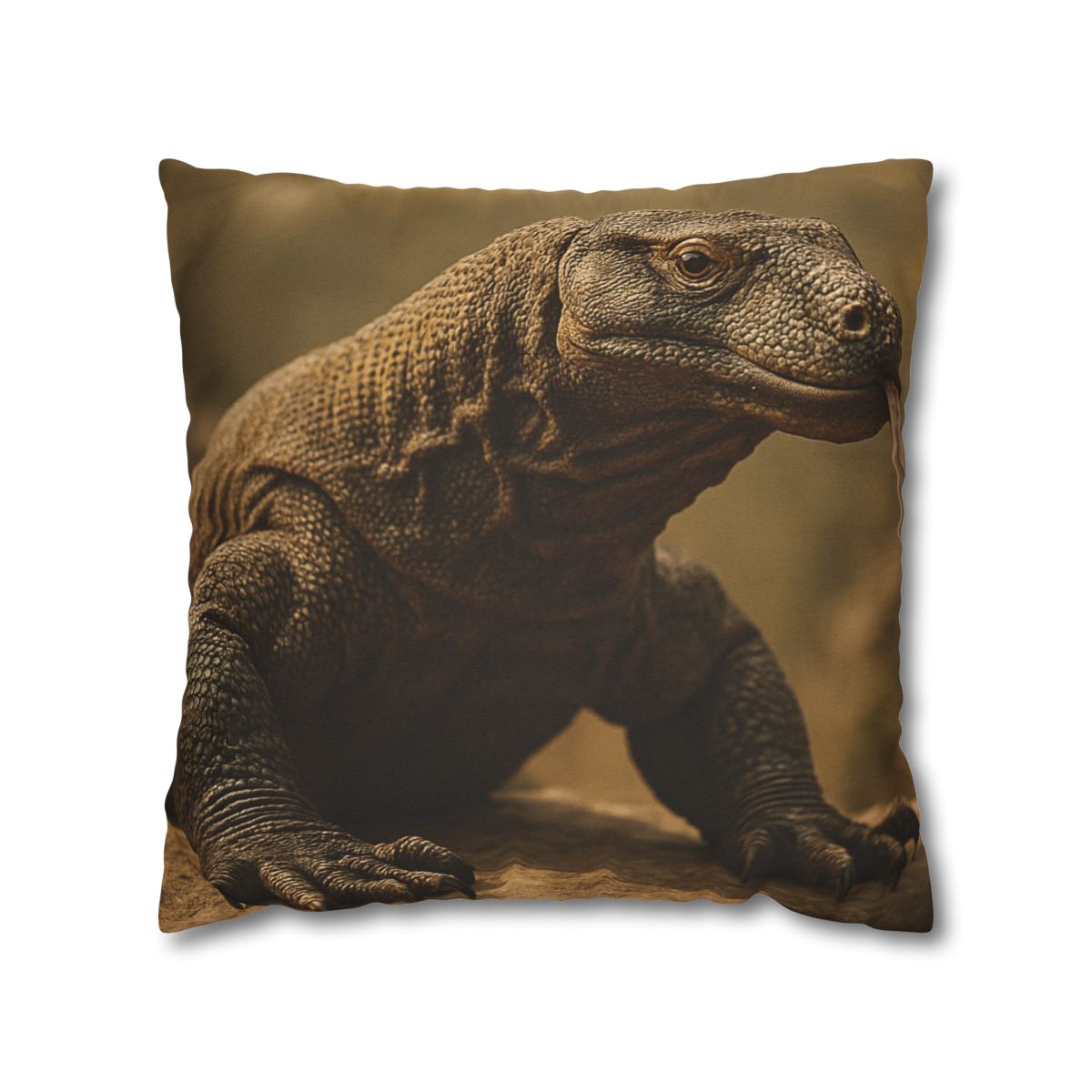 Ancient Sentinel Komodo Dragon custom pillow cases