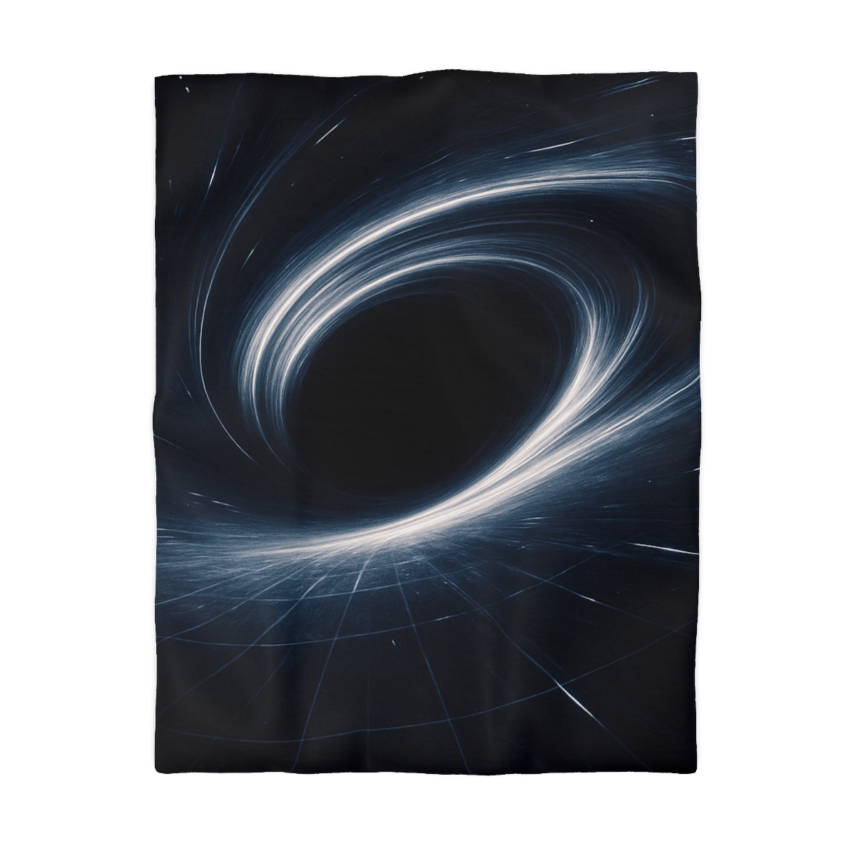 Gravity Well Vortex designer printed duvets