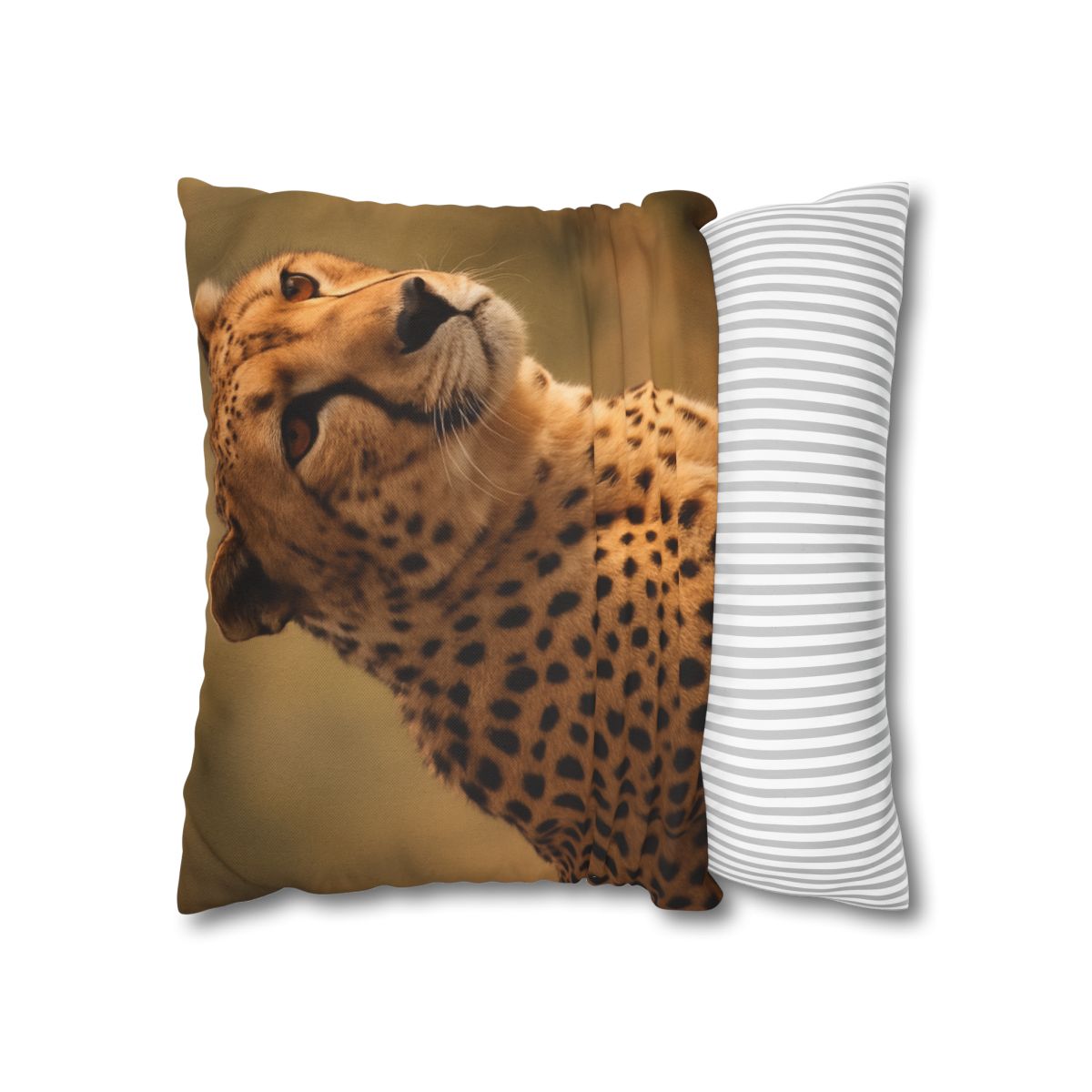 Amber Gaze Cheetah trendy patterned pillow cases
