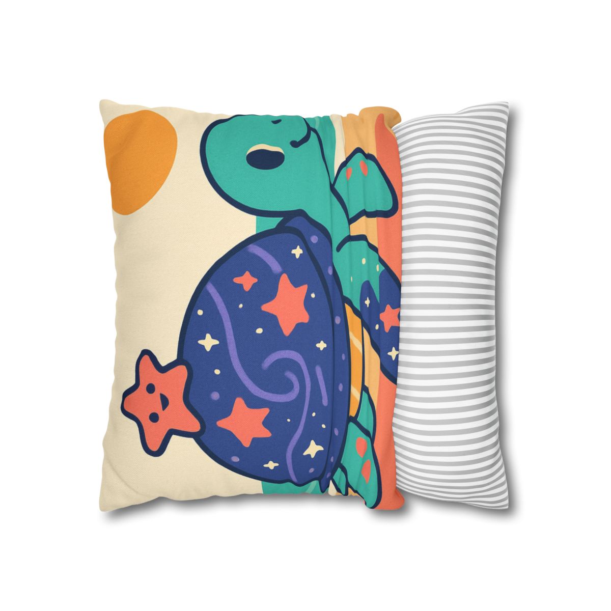 Galactic Seashell Turtle custom pillow cases