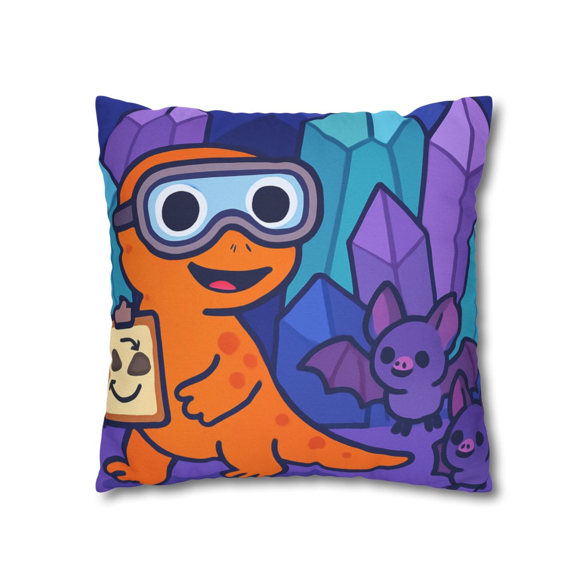 Crystal Cavern Salamander Science Team trendy patterned pillow cases