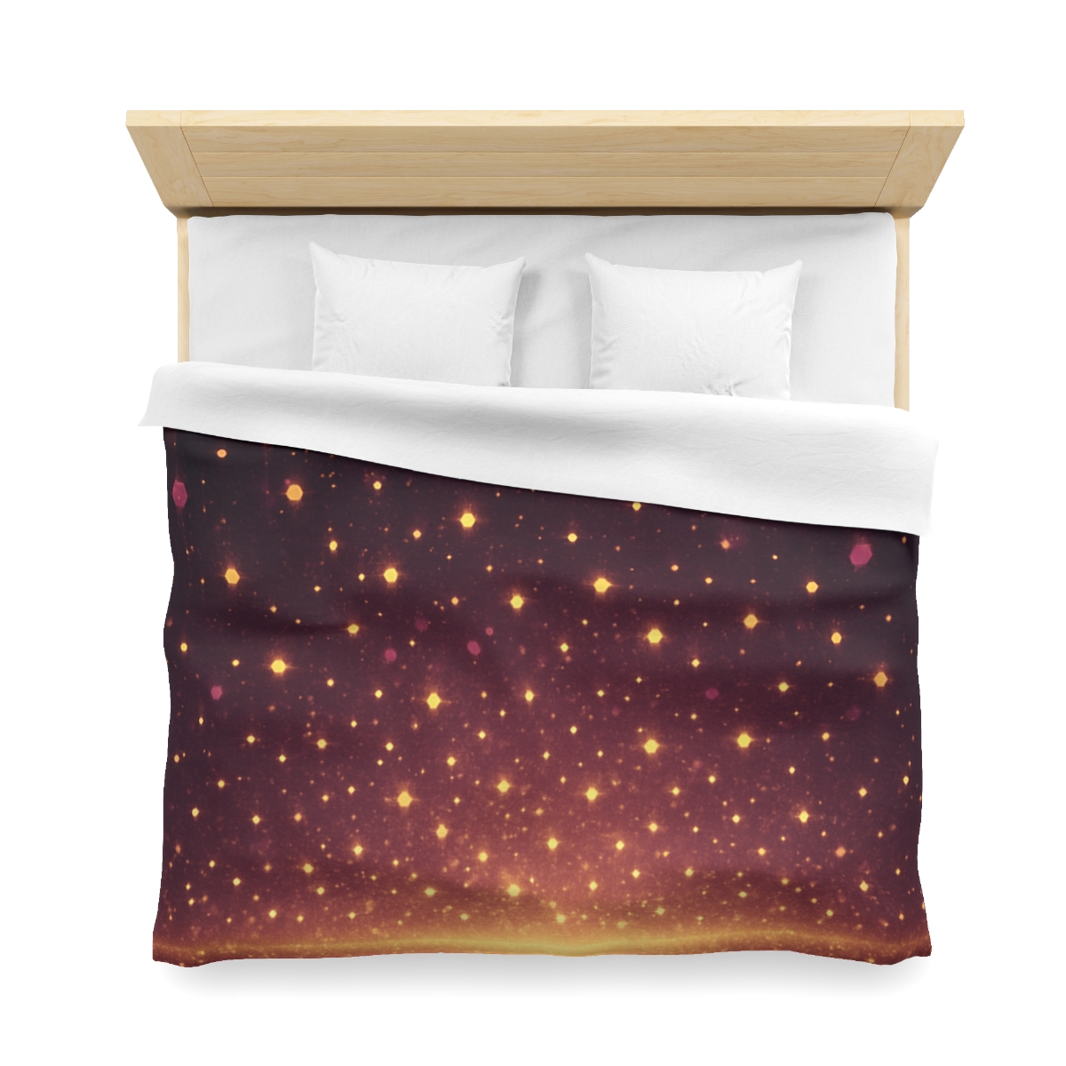 Photon Rain Mosaic designer printed duvets
