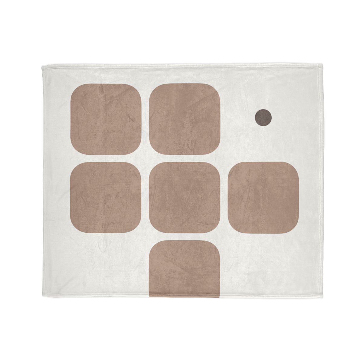 Gentle Grid With Missing Cell designer printed blankets