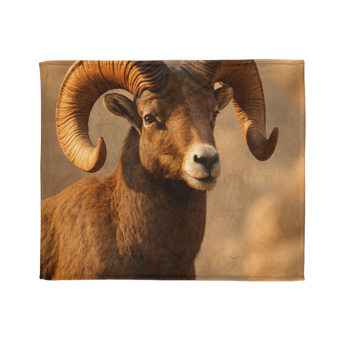 Canyon Echo Bighorn Sheep stylish throw blankets