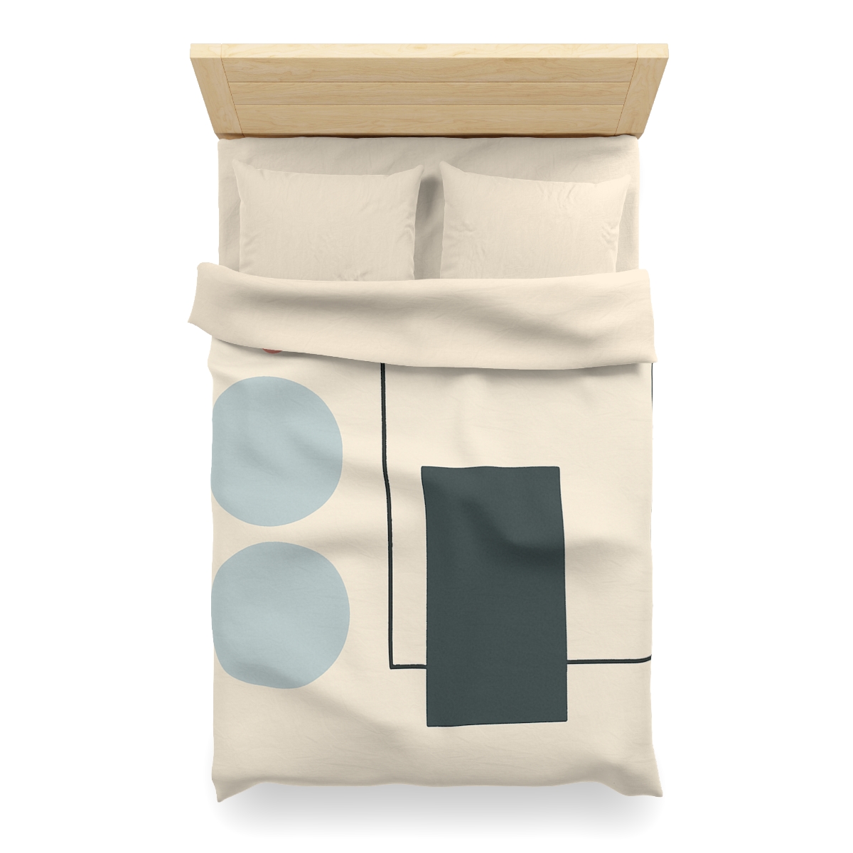 Offset Frame With Two Quiet Discs custom duvets