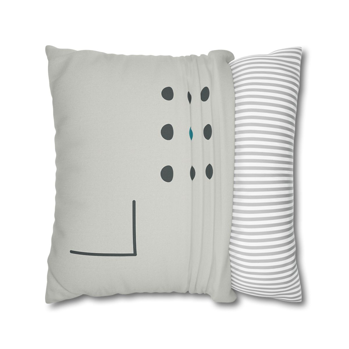 Sparse Dot Grid With Missing Corner custom pillow cases