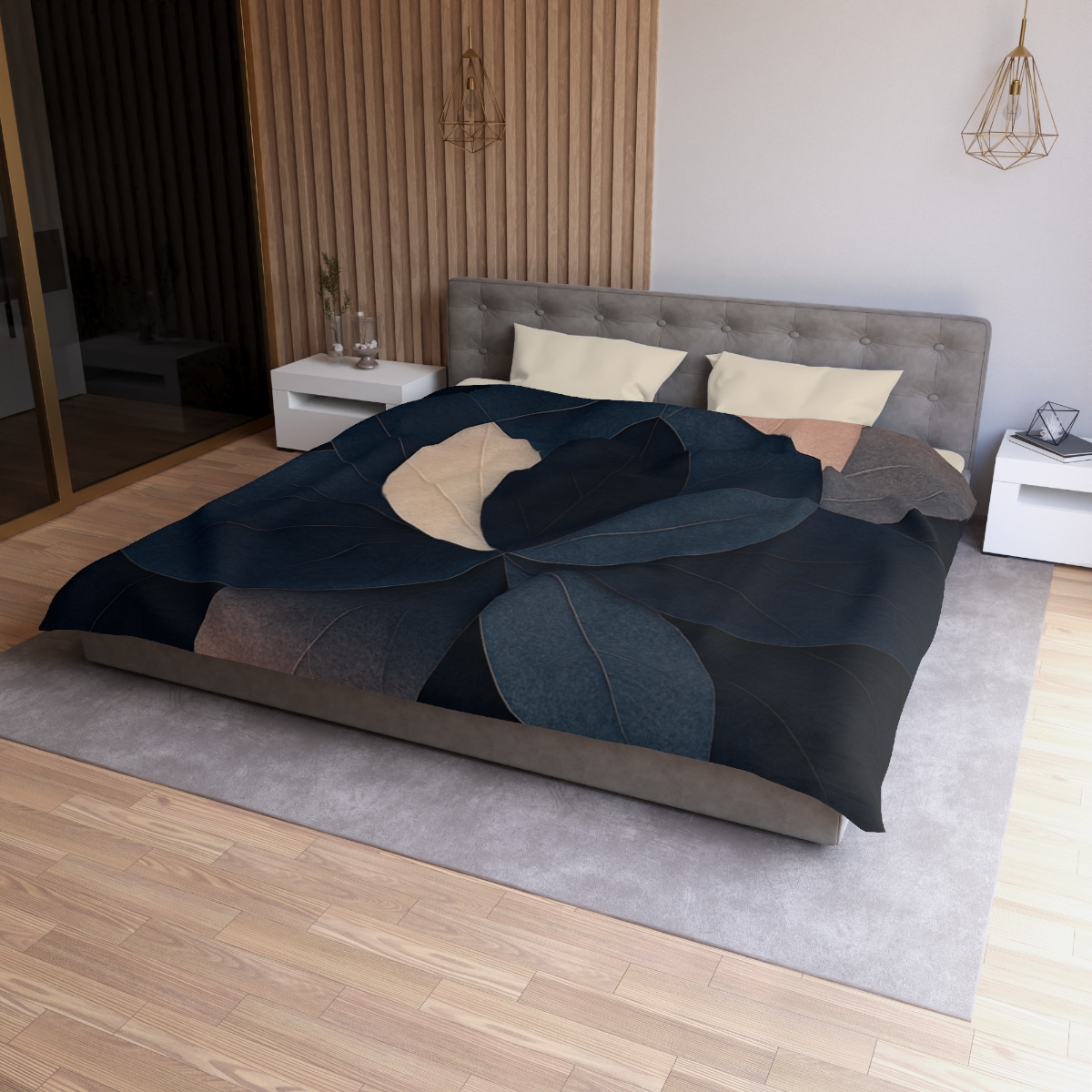 Petal Eclipse Overlays custom duvets