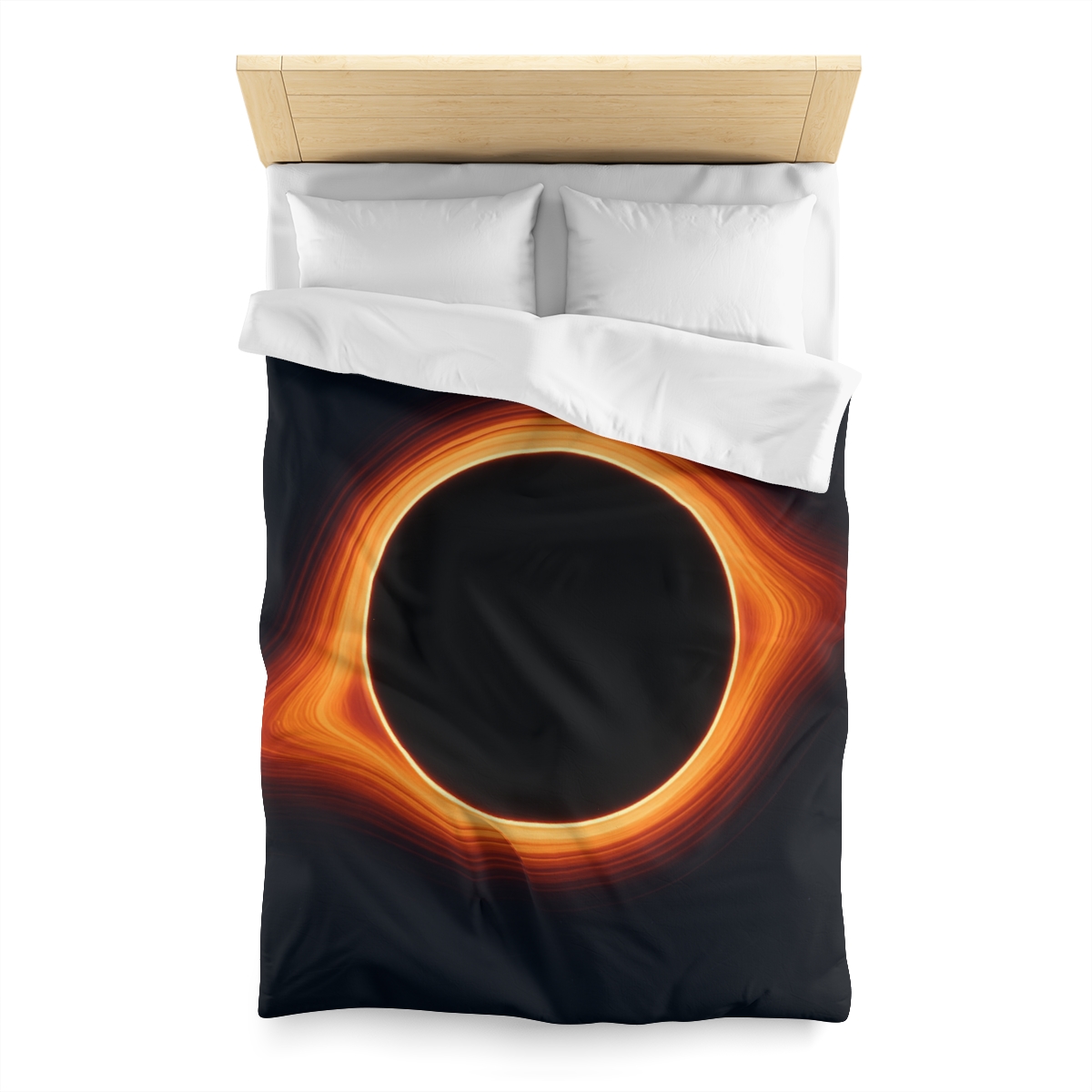 Black Hole Silhouette unique patterned duvets