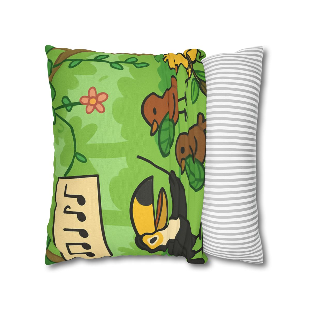 Rainforest Orchestra Of Birds stylish decorative pillowcases