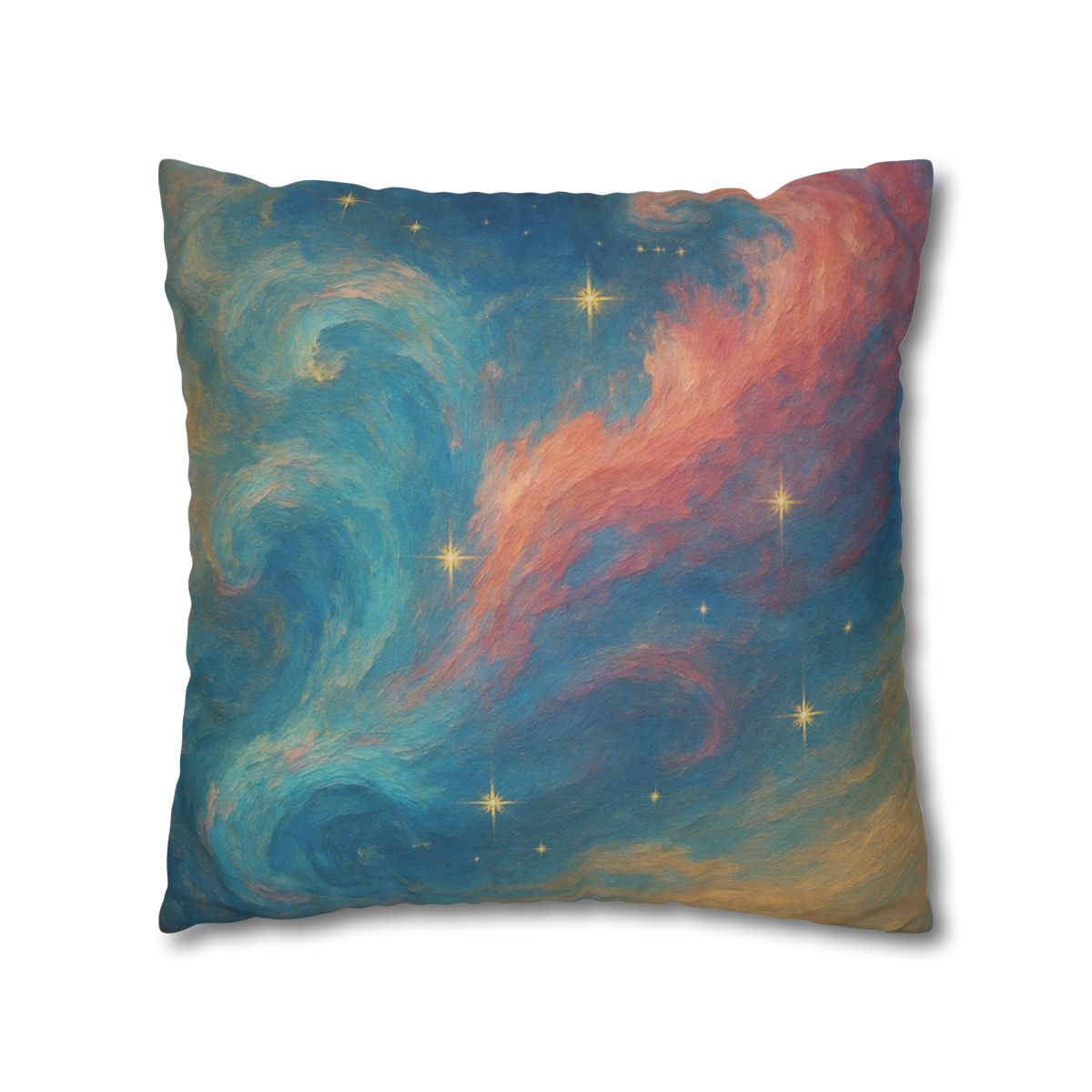 Chromatic Nebula Tidal Bloom stylish decorative pillowcases