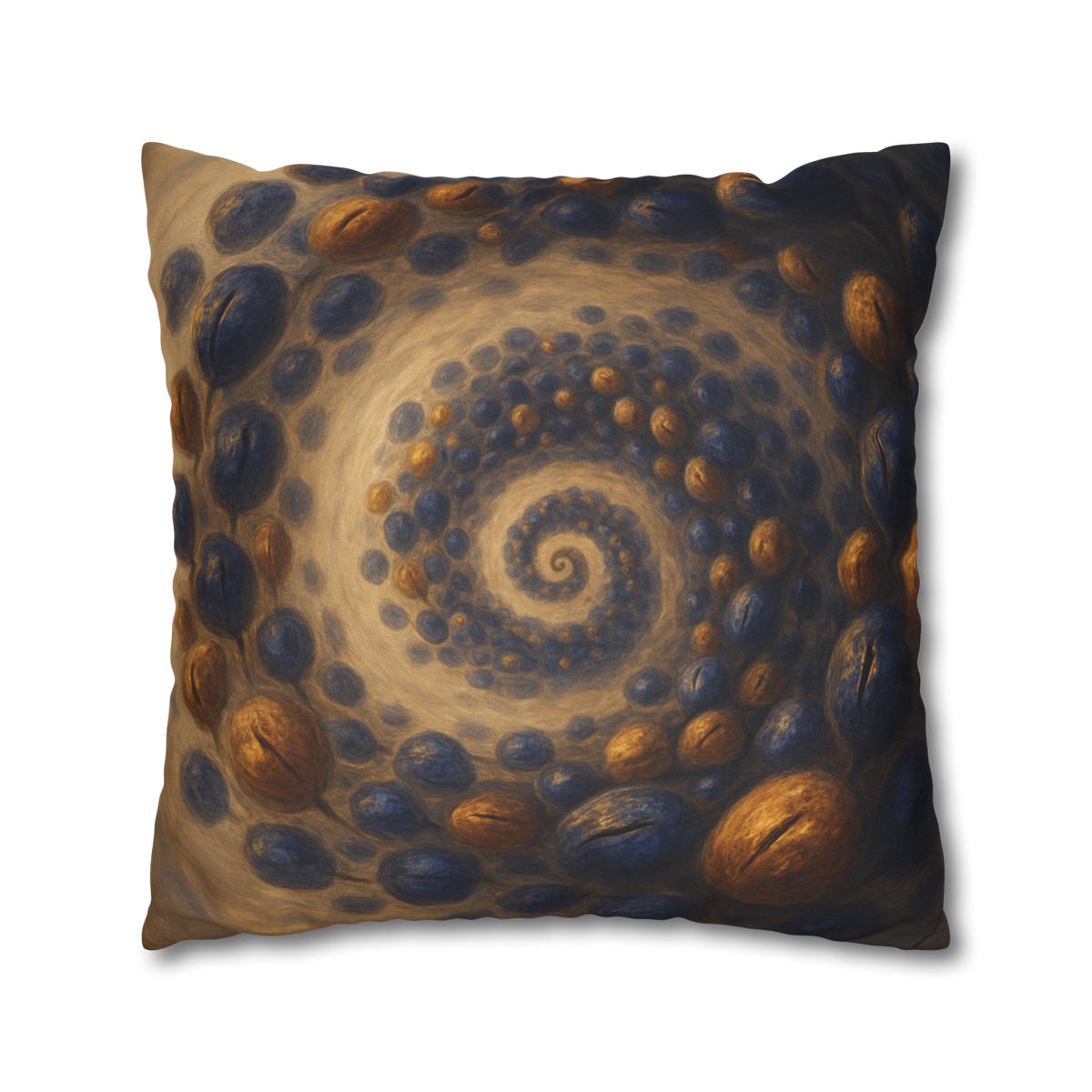 Spiral Seed Cluster designer print pillow cases