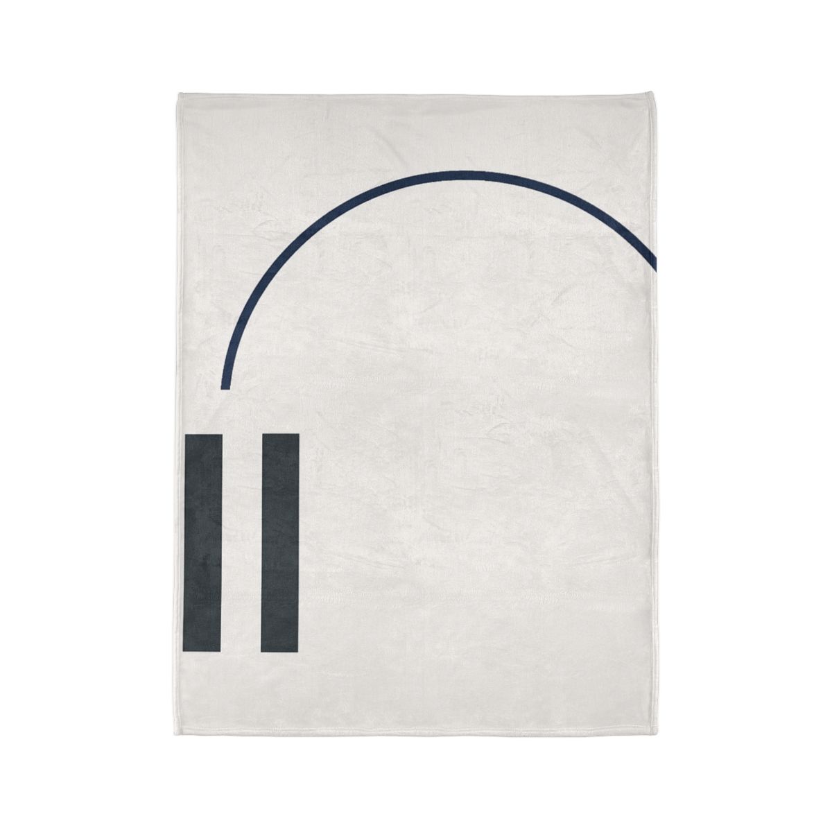 Arc And Twin Bars Alignment designer printed blankets
