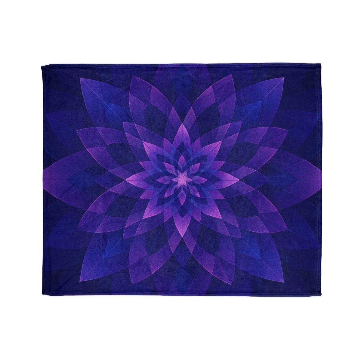 Petal Prism Overlap stylish throw blankets