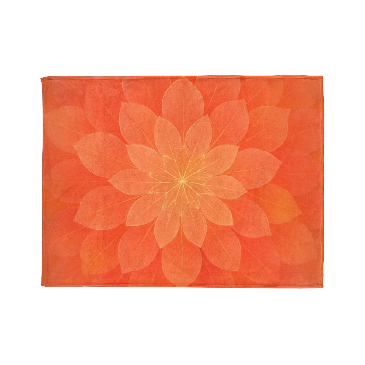 Petal Radius Kaleidoscope decorative home blankets