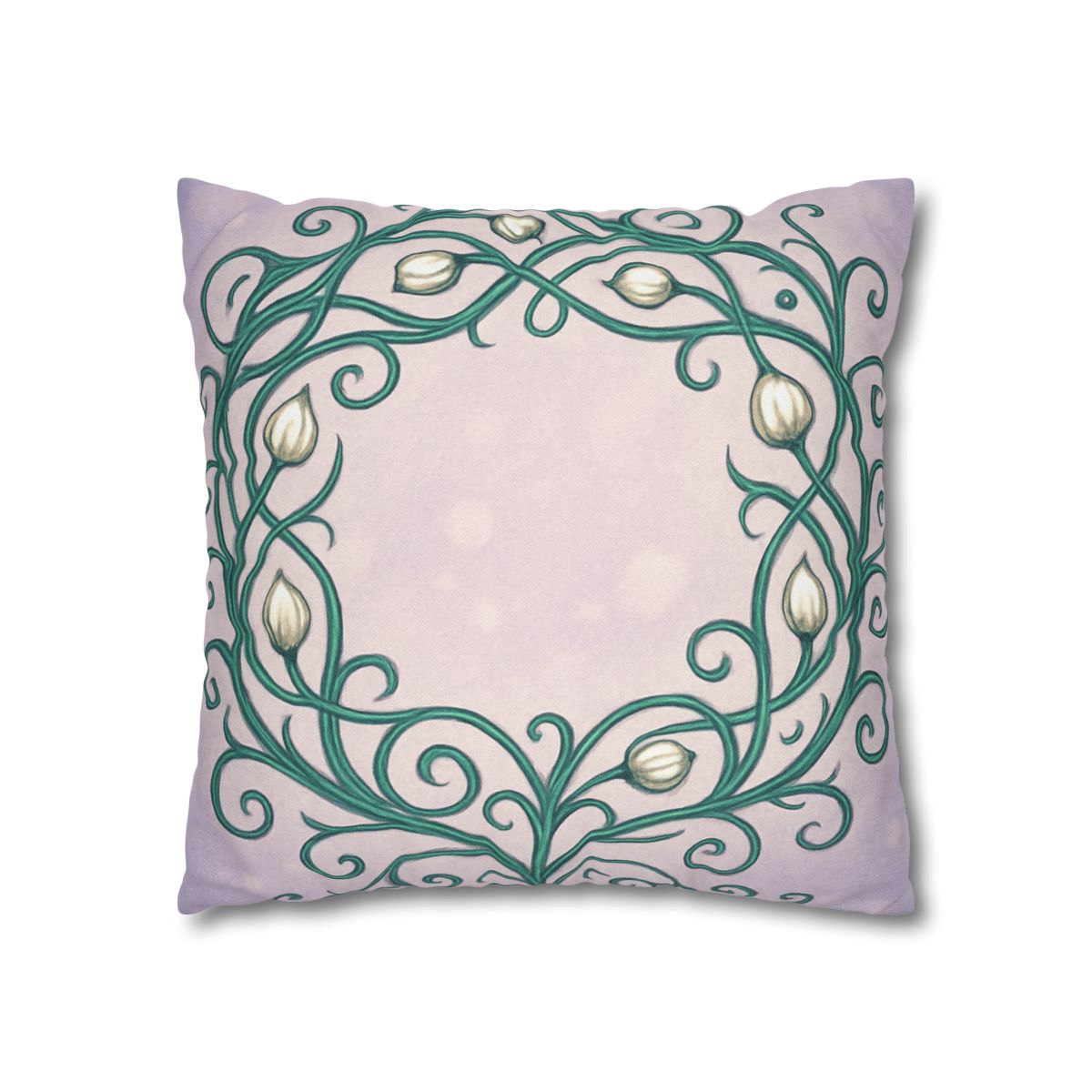 Vine Lattice Halo designer print pillow cases