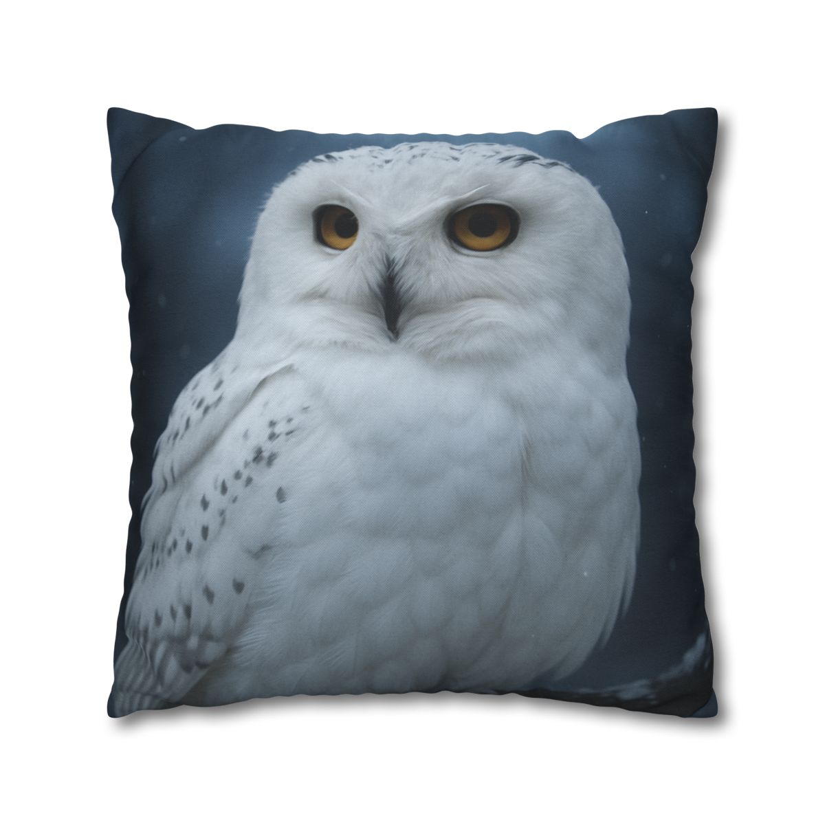 Twilight Watcher Snowy Owl personalized pillow covers