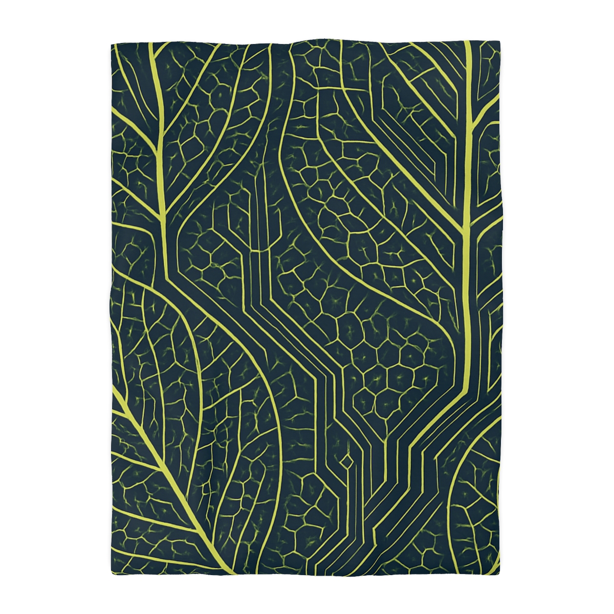 Leaf Vein Circuit Mosaic warm winter duvets