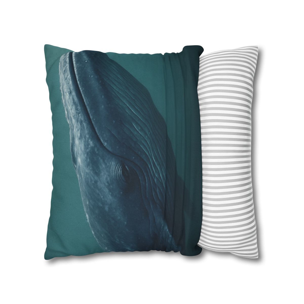 Ocean Song Blue Whale personalized pillow covers