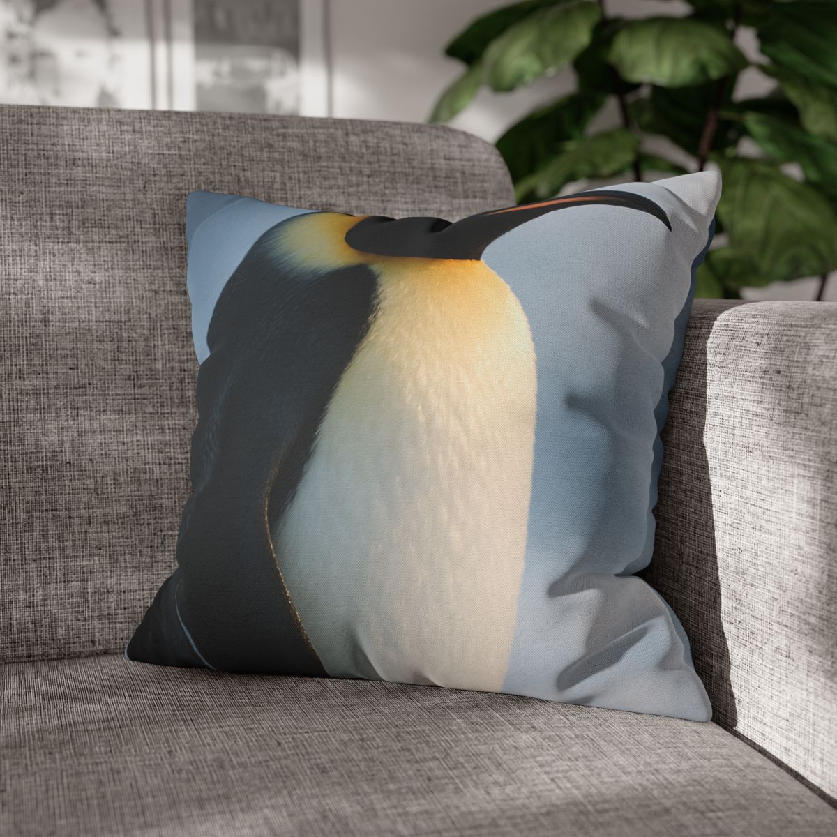 Glacier Gaze Emperor Penguin unique gift pillow cases