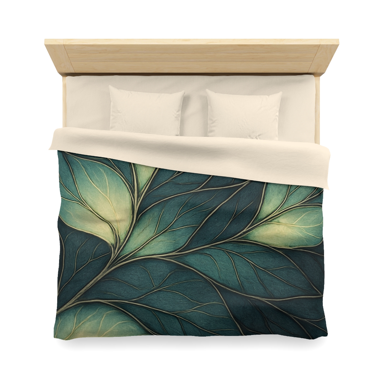 Vein Lattice Aurora Bloom designer printed duvets