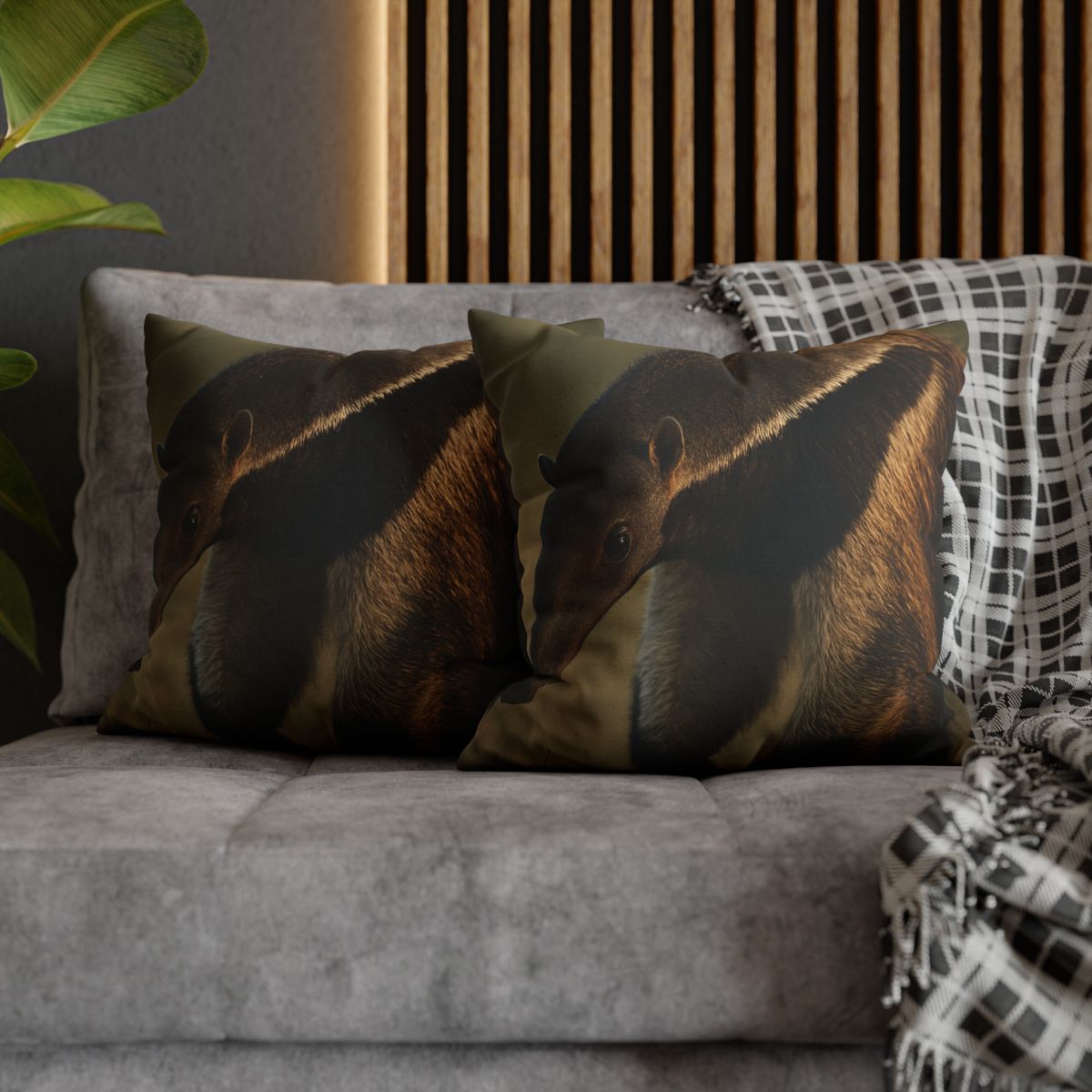 Ember Gaze Giant Anteater personalized pillow covers