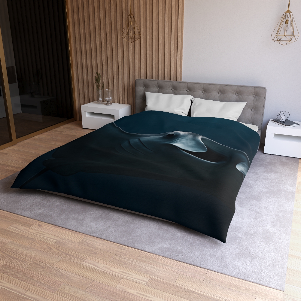Lunar Current Manta Ray duvets for gifts