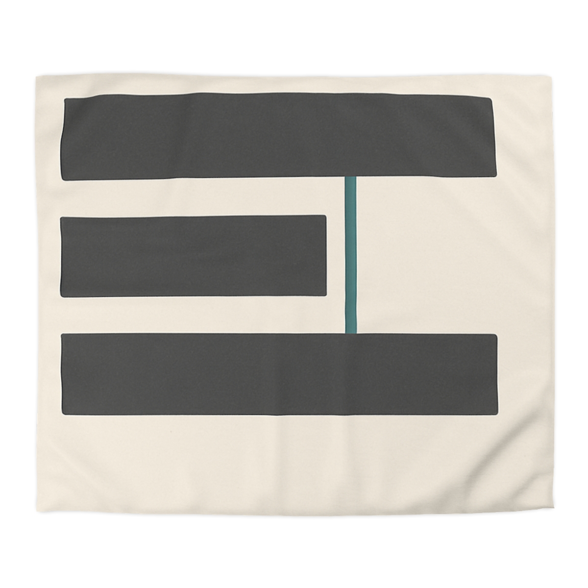 Staggered Bars With Quiet Opening designer printed duvets