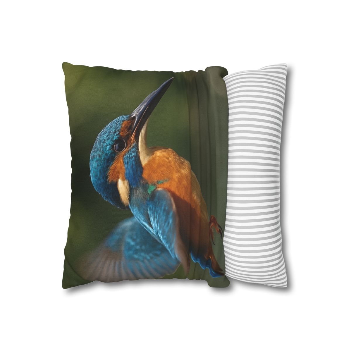 Kingfisher Sapphire Dive unique gift pillow cases