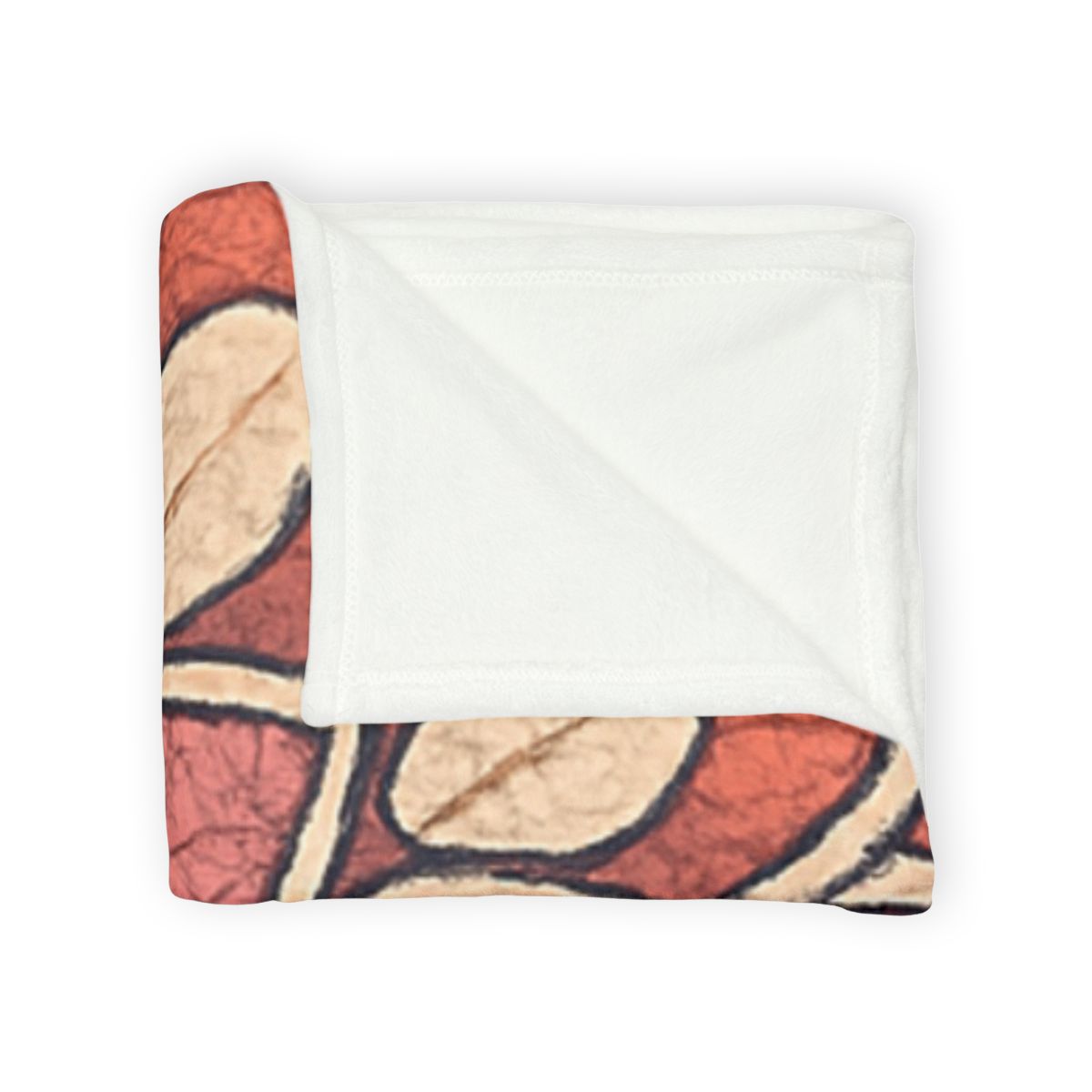 Bud Mosaic Fractal Bloom stylish throw blankets