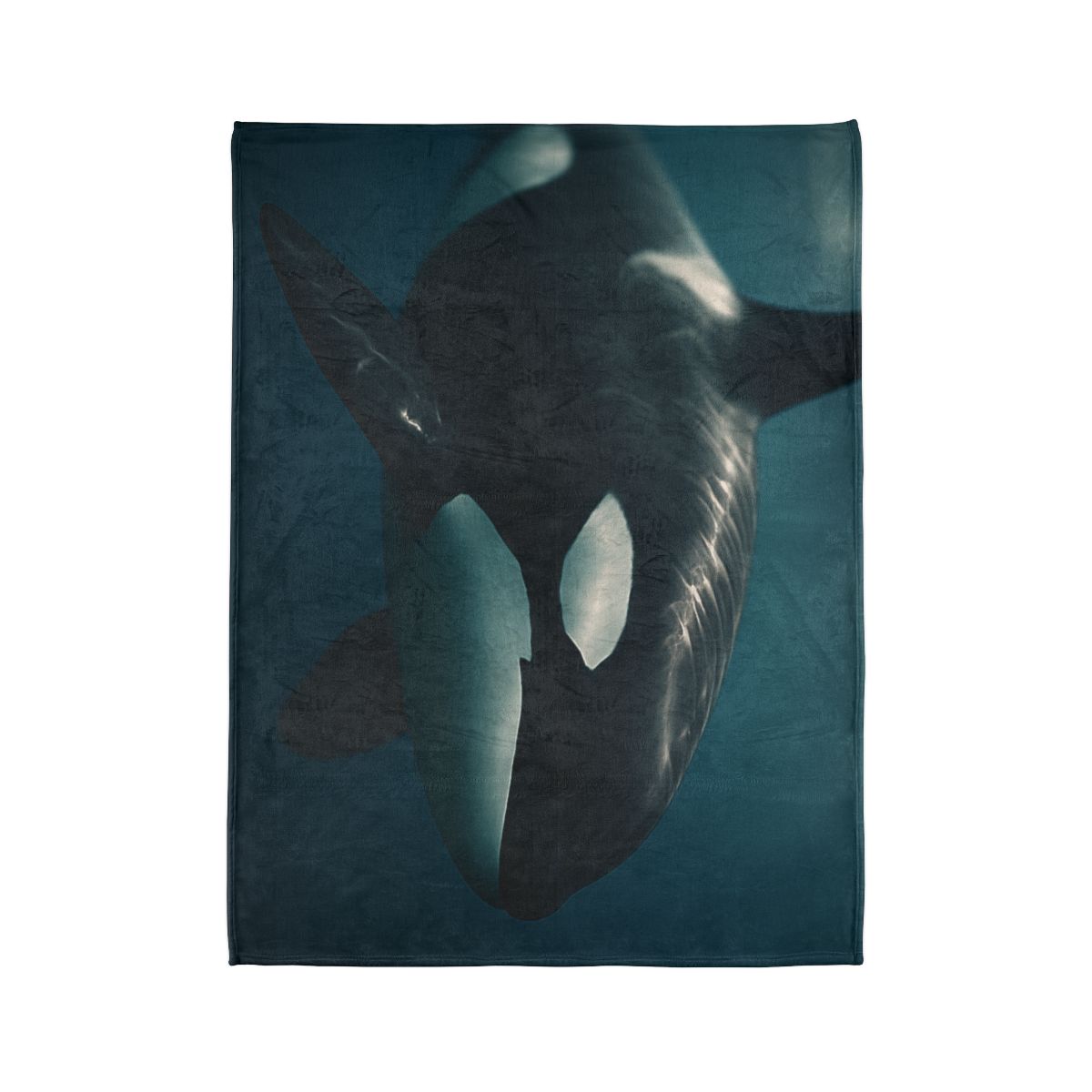 Tidal Shadow Orca designer printed blankets