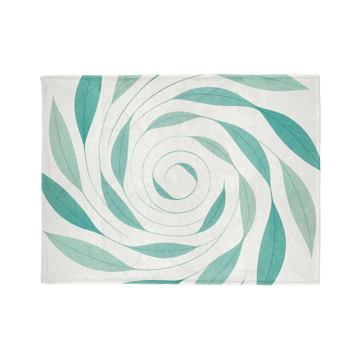 Orbiting Leaf Halo stylish throw blankets