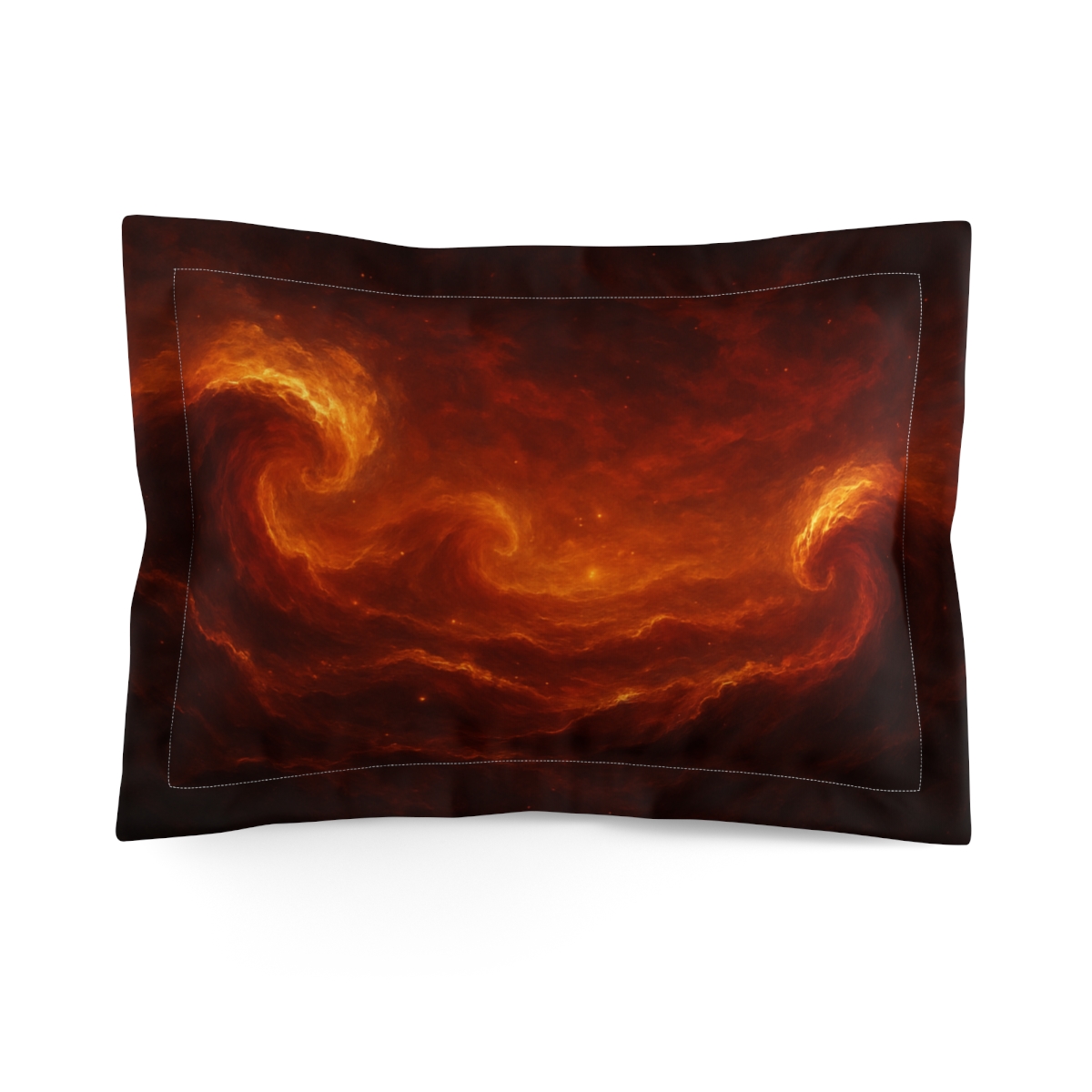 Nebular Ember Tide trendy accent pillows