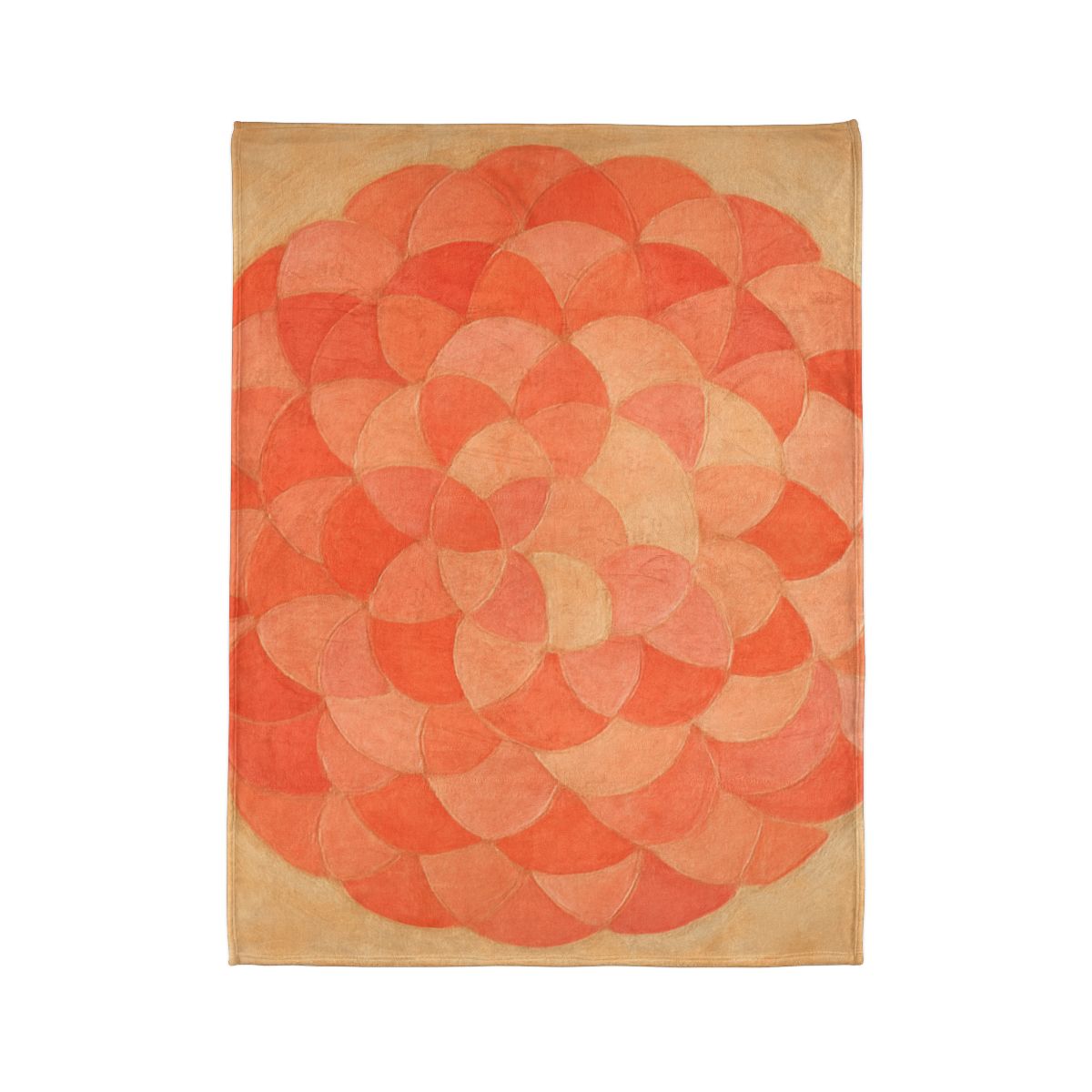 Petal Mosaic Halo designer printed blankets